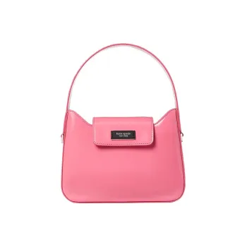 Kate Spade Sam Leather Hobo Bag Shoulder Bag Handbag Shoulder Bag Crossbody Bag Mini Women's Pink