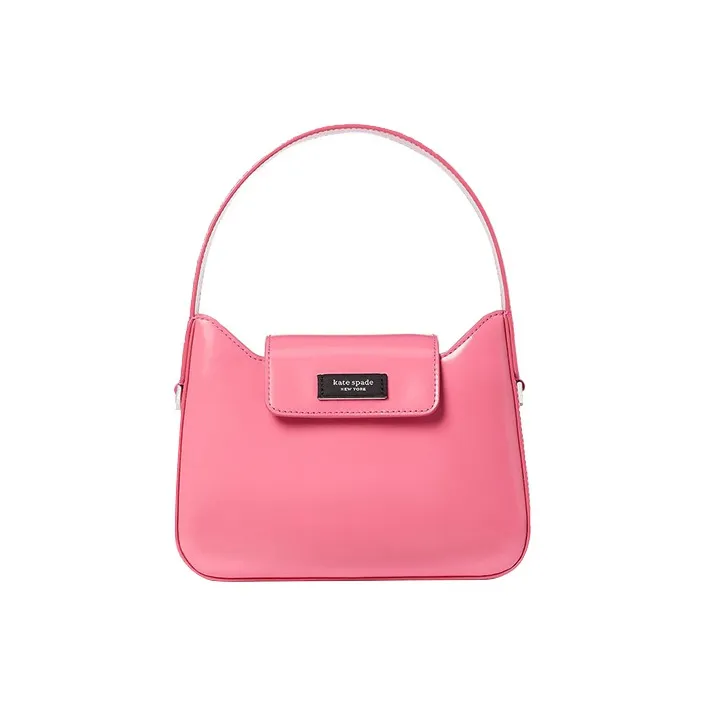 Kate Spade Sam Leather Hobo Bag Shoulder Bag Handbag Shoulder Bag Crossbody Bag Mini Women's Pink-0