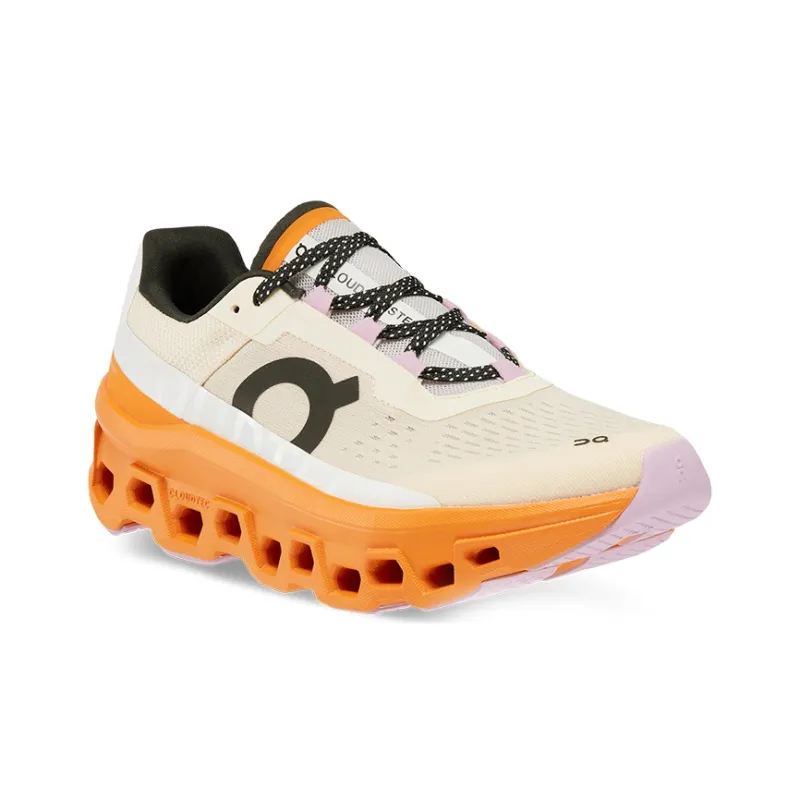 On Running CloudmOnster Fawn Turmeric Women's-2