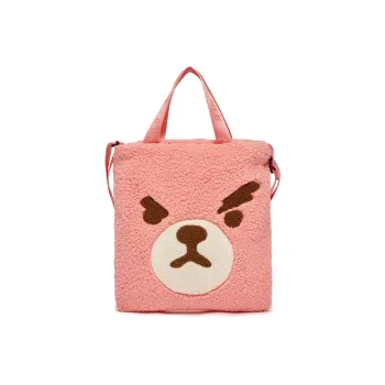 MLB Polyester Tote Bag Shopping Bag Shoulder Bag Crossbody Bag Handbag Regular Women's Pink