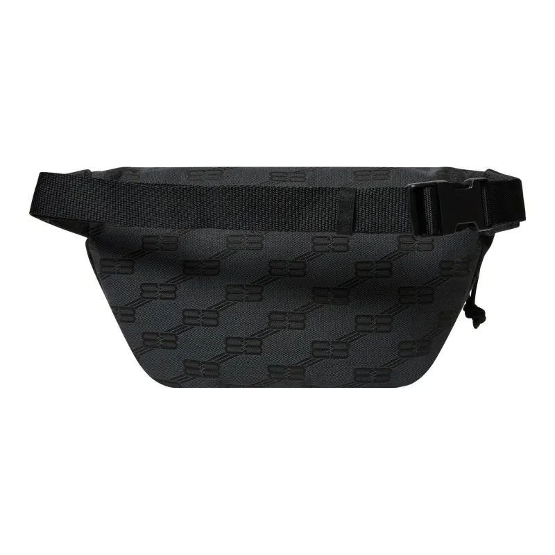 Balenciaga BB MONOGRAM SIGNATURE Jacquard Canvas Bag Fanny Pack Medium Size Men's Black-3