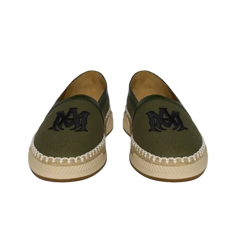 AMIRI Monogram Stylish Skateboarding Shoes Men's Green-2