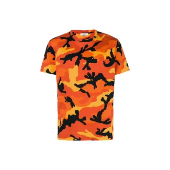 Valentino T-Shirts Men Orange Yellow