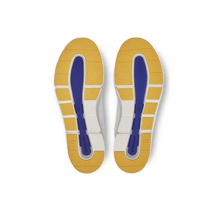 On The Roger Centre Court Casual Shoes Men Low Top White Mustard Yellow-5