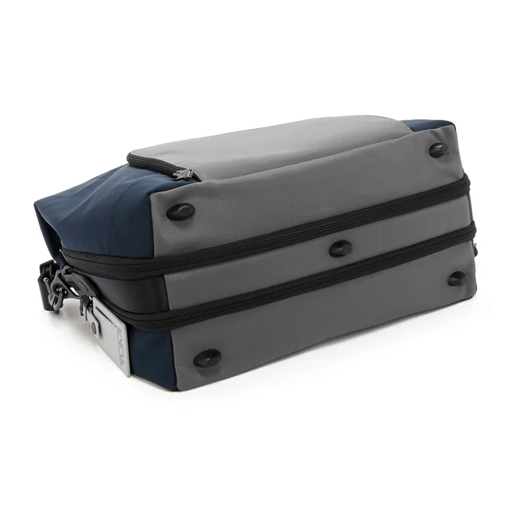 TUMI Nylon Crossbody Bag Men's Marine Blue & Gray-4