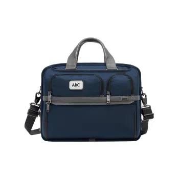 TUMI Laptop Bag Handbag Shoulder Bag Crossbody Bag Men's Marine Blue & Gray