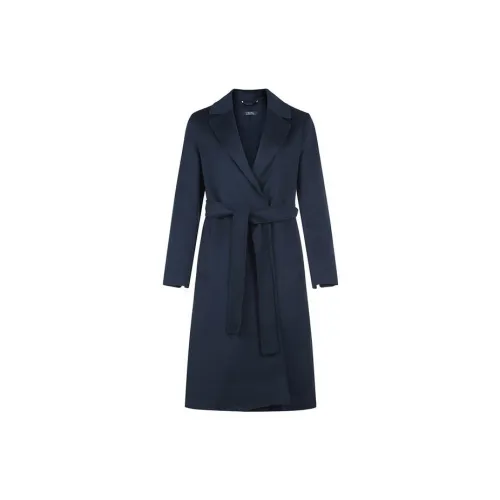 'S MAX MARA Coats Women's Deep Navy