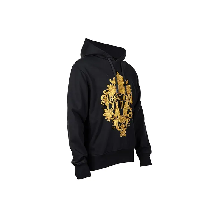 VERSACE JEANS COUTURE Logo Printed Drawstring Hoodie-3
