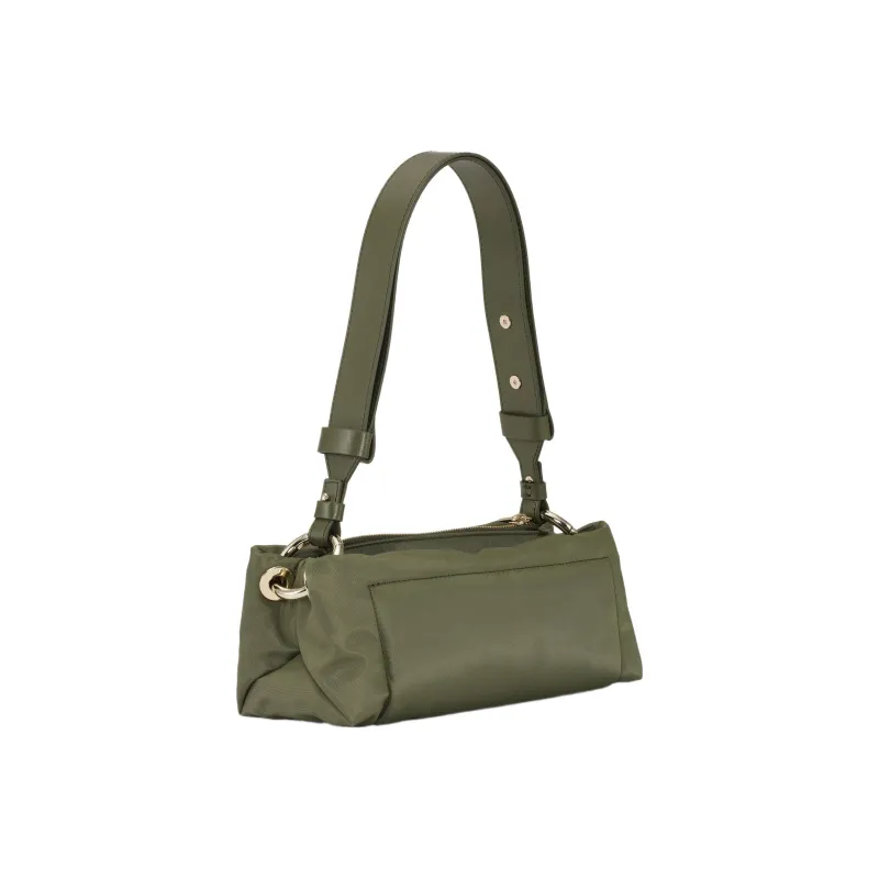 GANNI Nylon Baguette Bag Handbag, Shoulder Bag Women's Army Green-1