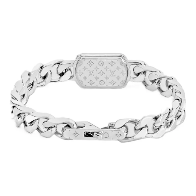 LOUIS VUITTON SHADES Bracelets Men Silver-1