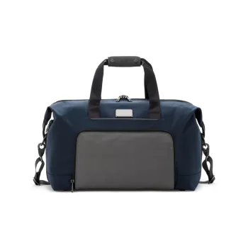TUMI Nylon Crossbody Bag Men's Marine Blue & Gray