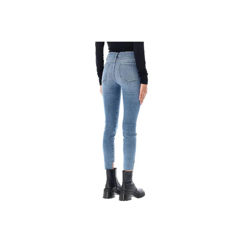 FRAME High Rise Skinny Jeans-1