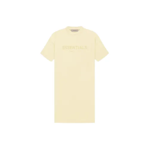 Fear Of God Essentials Short-Sleeved Dresses Women's Golden Yellow