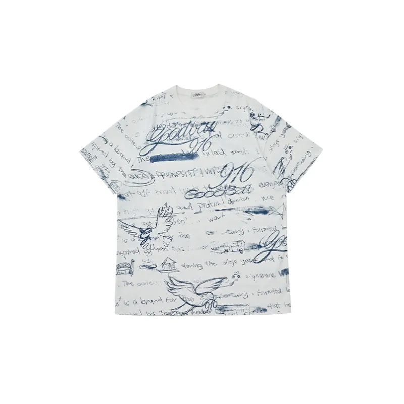 GOOD BAI Drop Shoulder Sleeve T Shirt Unisex-0
