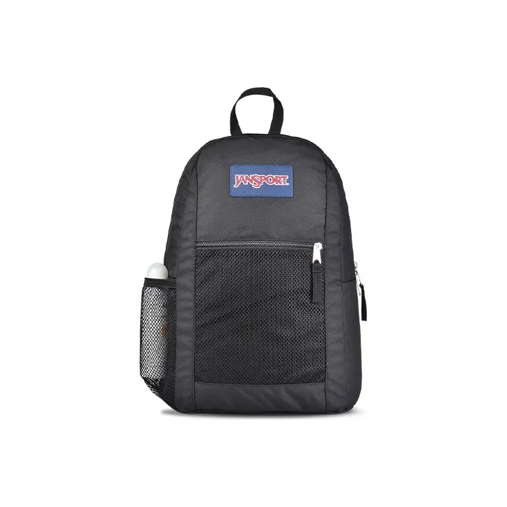 JanSport Polyester Backpack Medium Size Unisex Black-0