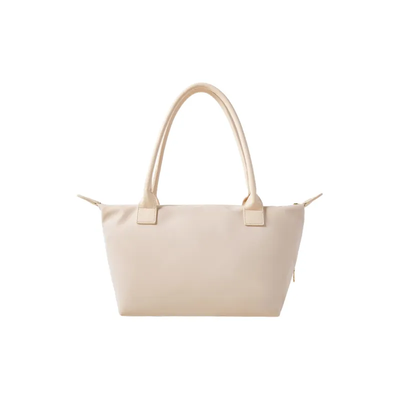 Miffy Nylon Tote Bag Shopping Bag Handbag Shoulder Bag Women's White/Brown-2