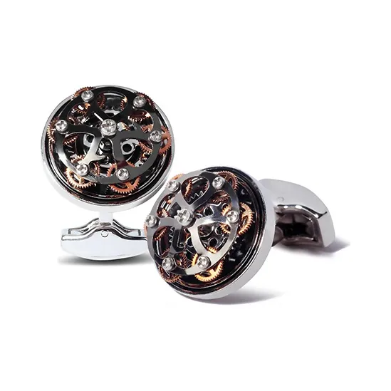 GIEVES CHARLES Cufflinks Men The King Of Gears-0