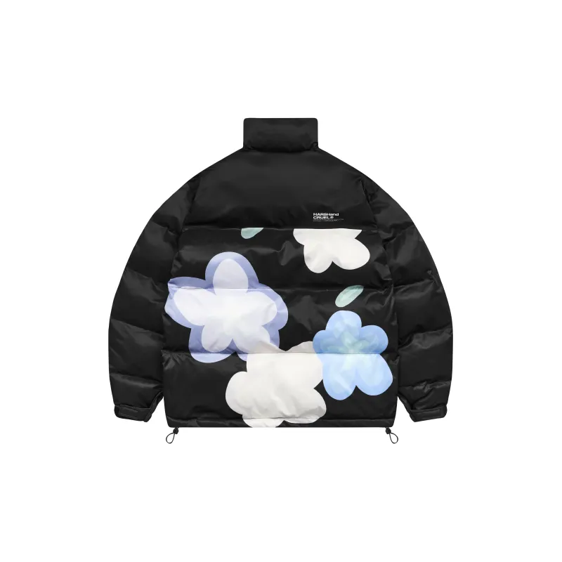 HARSH AND CRUEL Puffer Jacket Unisex Multicolor-10