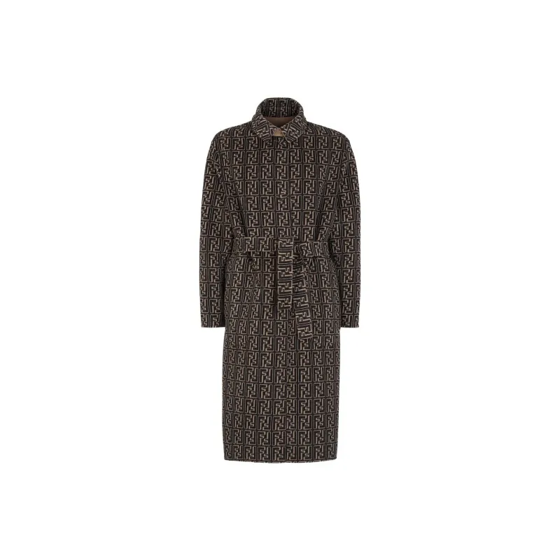 FENDI Oversized Reversible Trench Coat-2