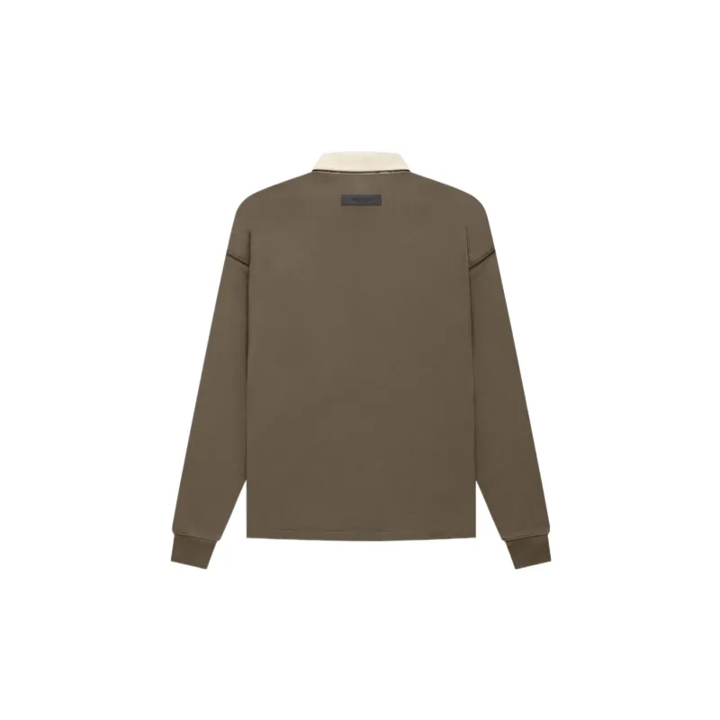 Fear Of God Essentials 1977 Series Polo Shirts Unisex Wooden 