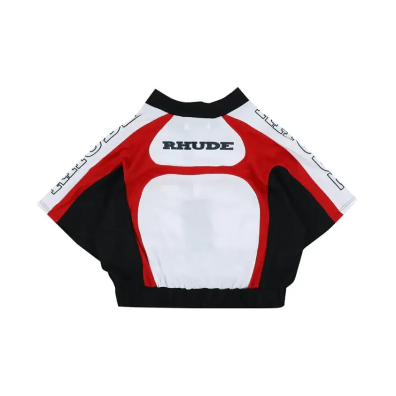 RHUDE Raglan Racing Jersey Top-1