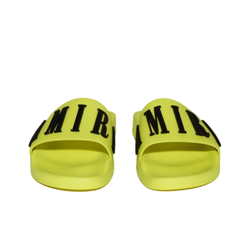 AMIRI Rubber Classic Logo Pool Slide 'Volt'-2
