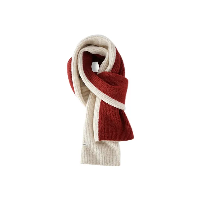 FREE RABBITⅡ Wool Knit Scarves Unisex-3
