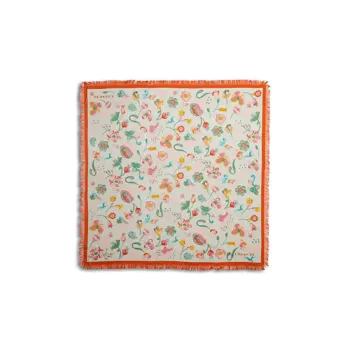 COACH Silk Scarf Women's Multicolor