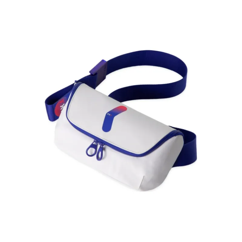 XINXIAKE Fabric Dumpling Bag Shoulder Bag Crossbody Bag Fanny Pack Sling Bag Small Size Unisex White-10