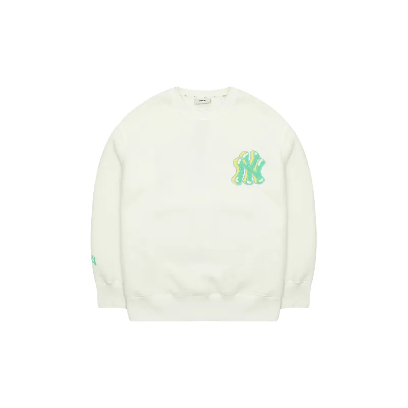MLB Like Series Sweatshirts Unisex Cream-1