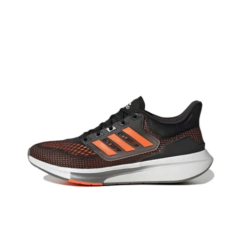 Adidas EQ21 Running Shoes Men Low-Top Black/Orange/White