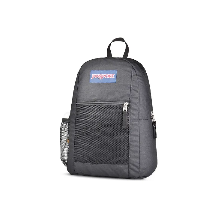 JanSport Polyester Backpack Medium Size Unisex Black-1