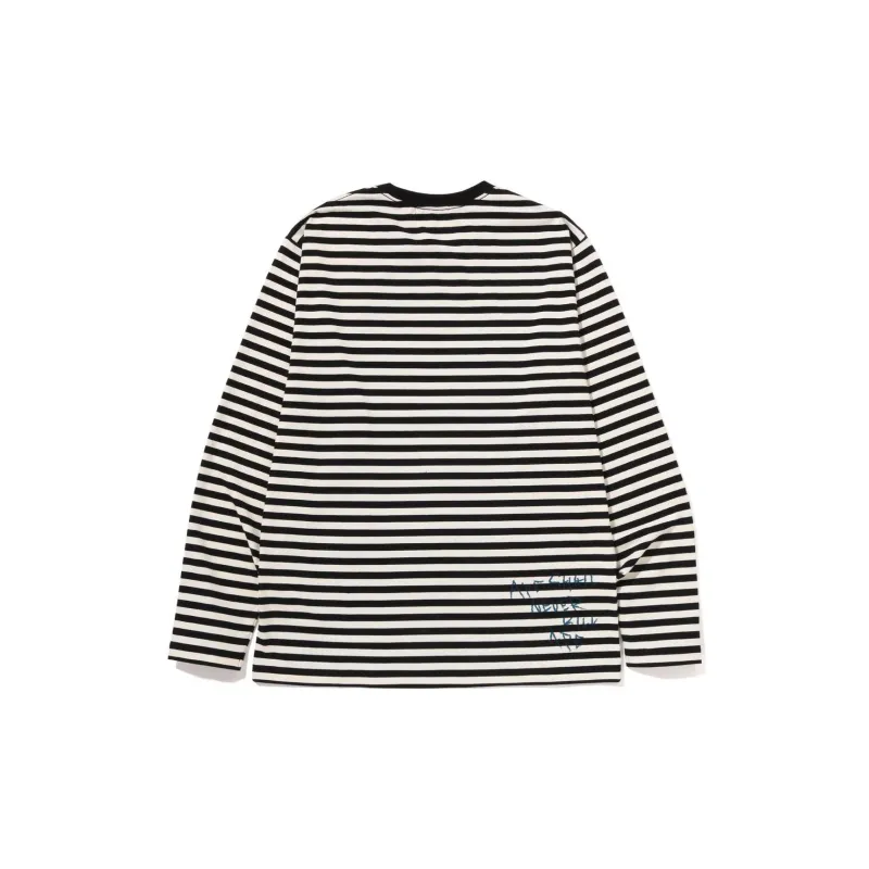 A BATHING APE Discharge College Hoop L/S Tee-1