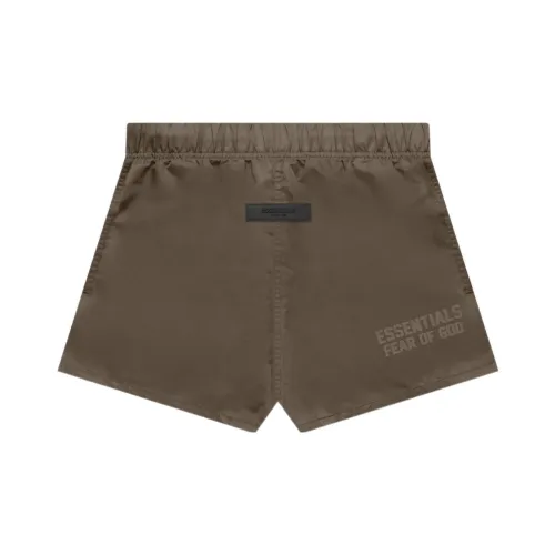 Fear Of God Essentials Casual Shorts Men Wood Coffee Color