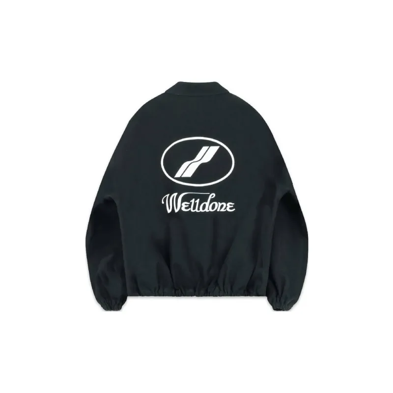 WE11DONE Logo Printed Zipped Jacket-1