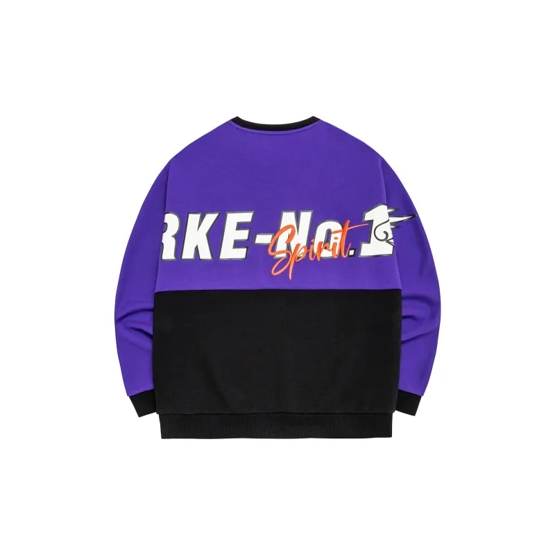 Erke Sweatshirts Men Jet Black/Truffle Purple-1