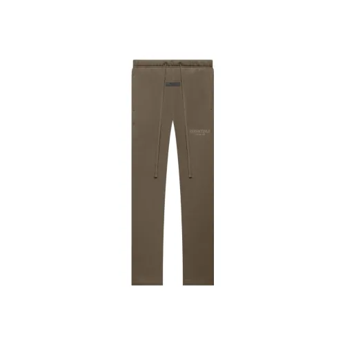 Fear Of God Essentials Casual Pants Unisex Wood Coffee Color