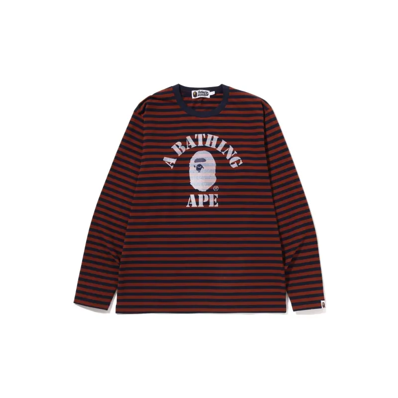 A BATHING APE Discharge College Hoop L/S Tee-2