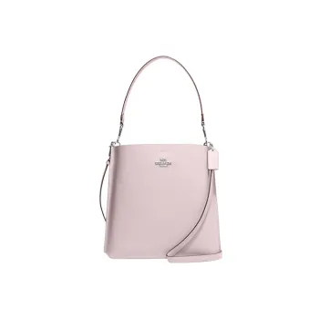 COACH Mollie Leather Bucket Bag Handbag Shoulder Bag Crossbody Bag Large Size Women's Ice Pink