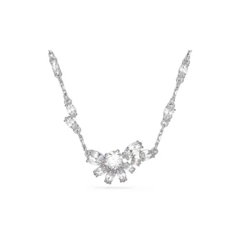 Swarovski Gema Rhodium Plated Necklaces Women's