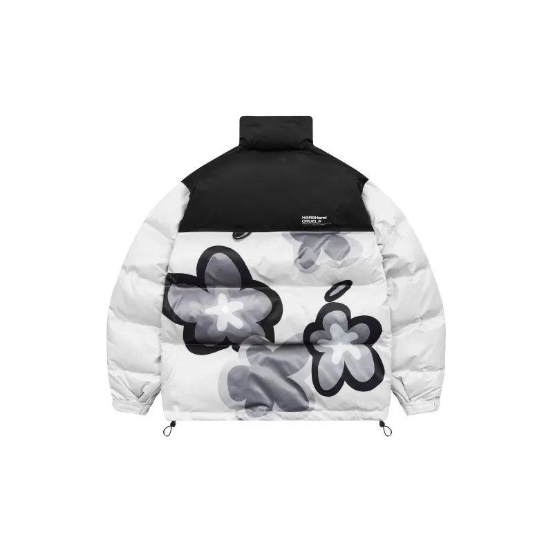 HARSH AND CRUEL Puffer Jacket Unisex Multicolor-13
