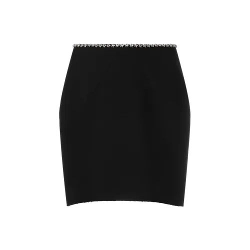 MSGM Casual Short Skirts Women's Black