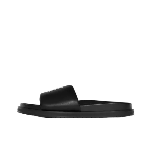 AMIRI Leather Slide Black