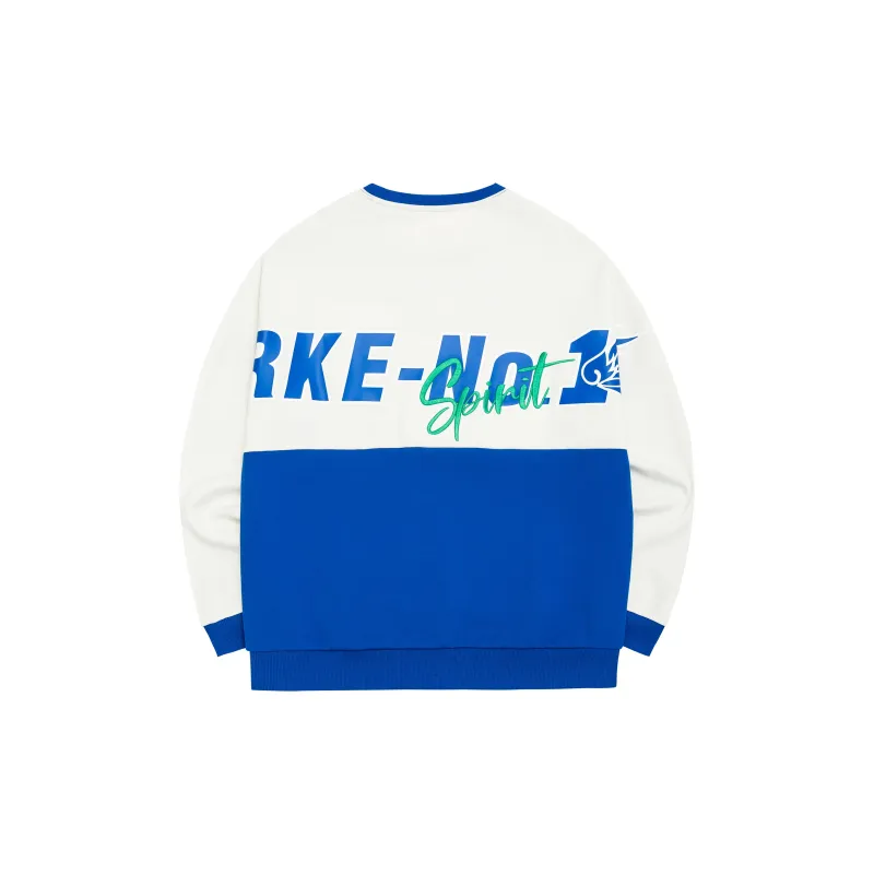 Erke Sweatshirts Men Dale Blue/Glacier White-1
