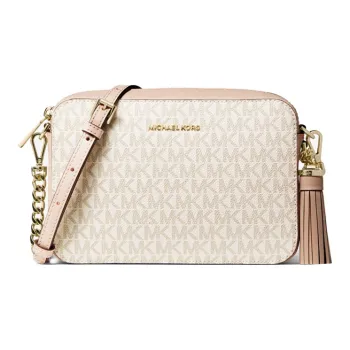 MICHAEL KORS Jet Set Cow Leather, Artificial Leather Camera Bag, Crossbody Bag, Shoulder Bag Women's