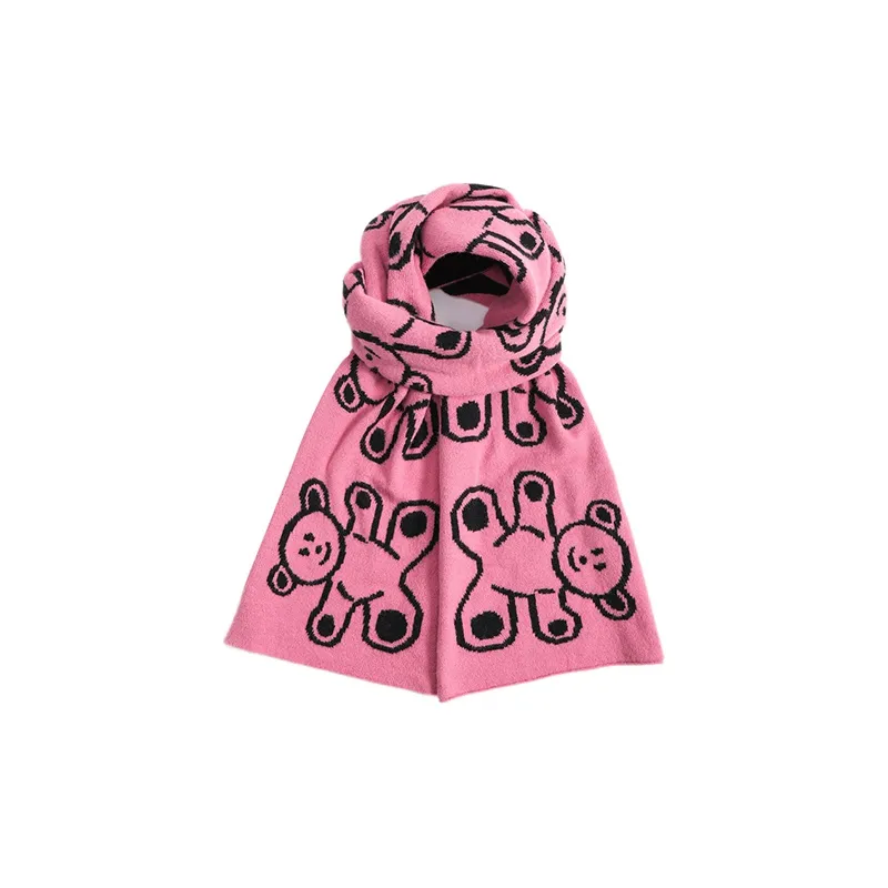 FREE RABBITⅡ Knit Scarves Unisex-5