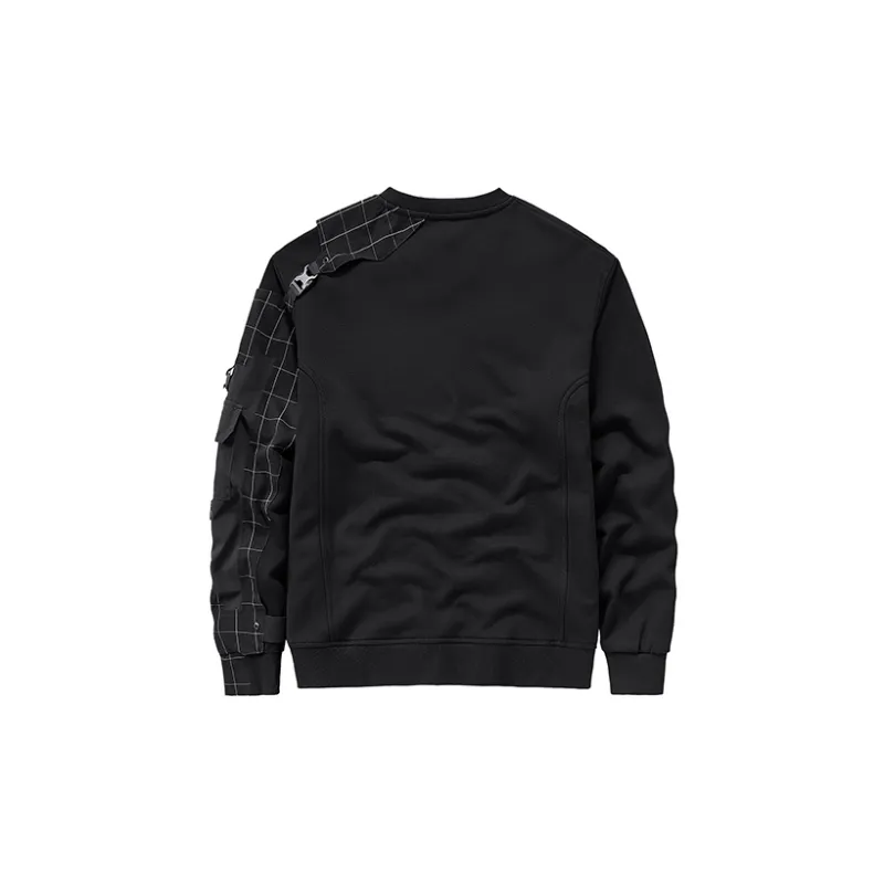 VIP Crew Neck Loose Fit Sweatshirt Men's Black-1