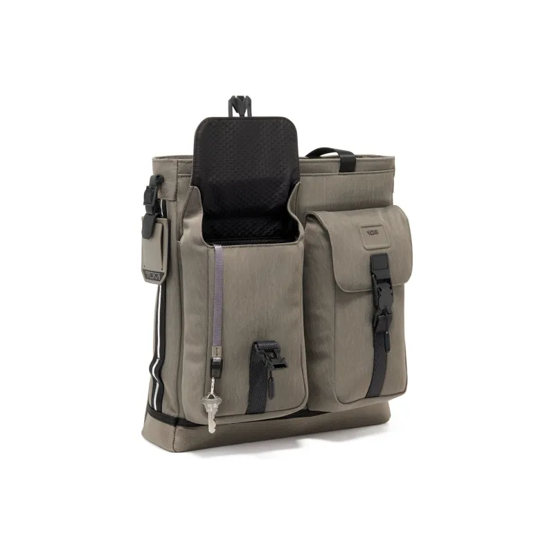 TUMI Alpha Bravo Nylon Tote Bag Shopping Bag Handbag Shoulder Bag Men's Gravel Color-2