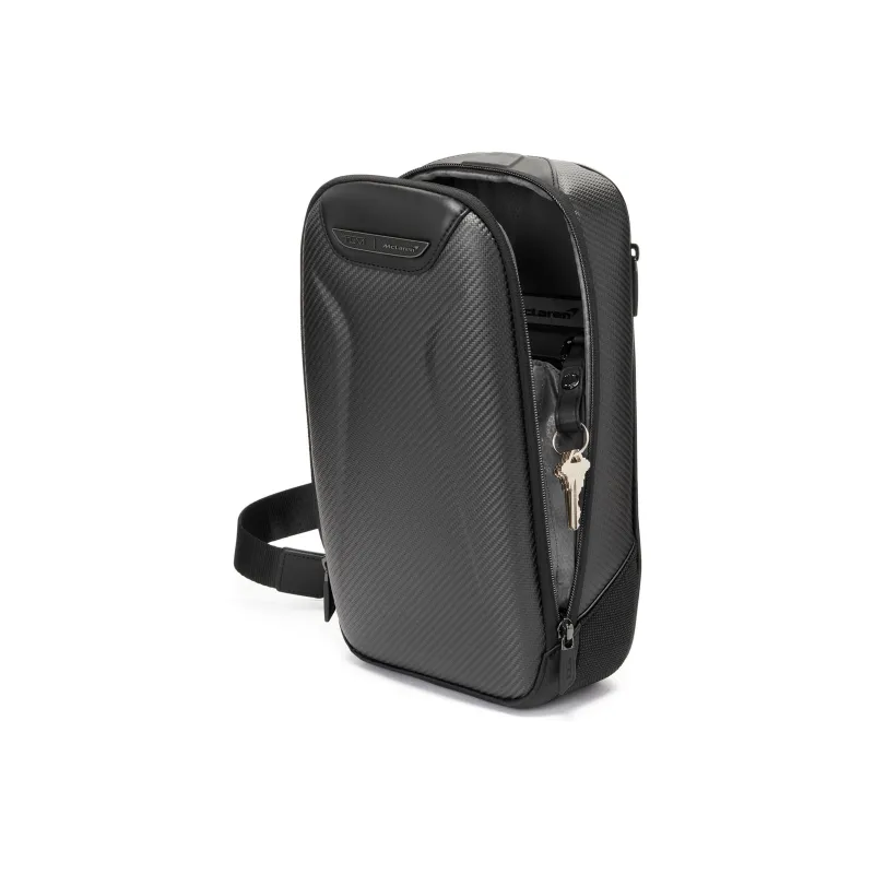 TUMI McLaren Collaboration Fabric Crossbody Bag Shoulder Bag Men's Black-2