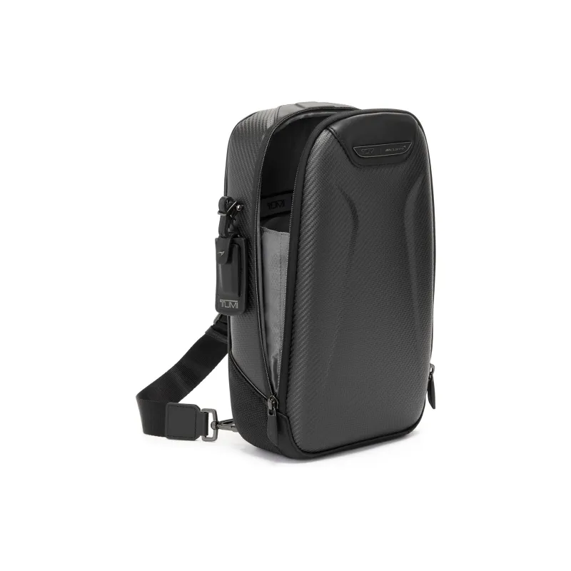 TUMI McLaren Collaboration Fabric Crossbody Bag Shoulder Bag Men's Black-1
